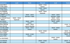 Entrainements