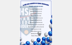 Joyeux Anniversaire !!